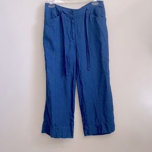 Jones New York Signature Women's Blue Pants with Drawstring Size 4